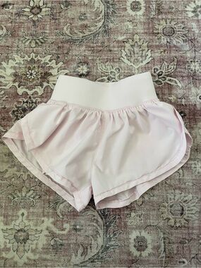 Crewcuts Light Pink performance flutter shorts
